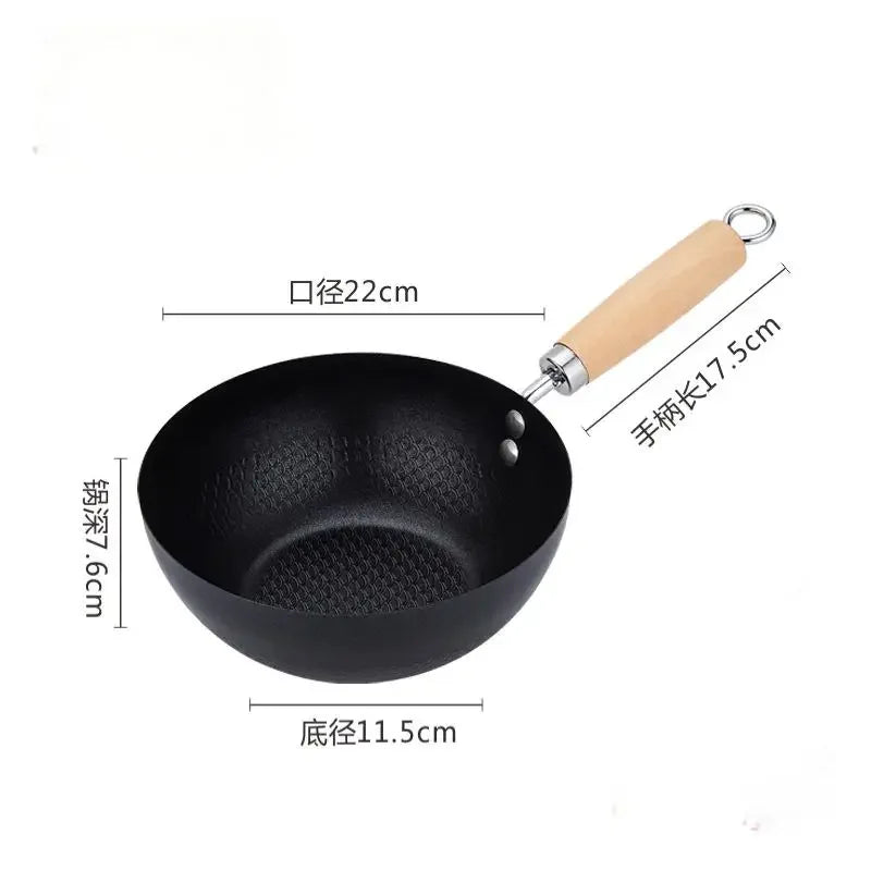 Mini Frying Pan Non-Stick Iron Pan Frypan Pot Saucepan Cooking Omelette Pans Wok For Kitchen Cookware