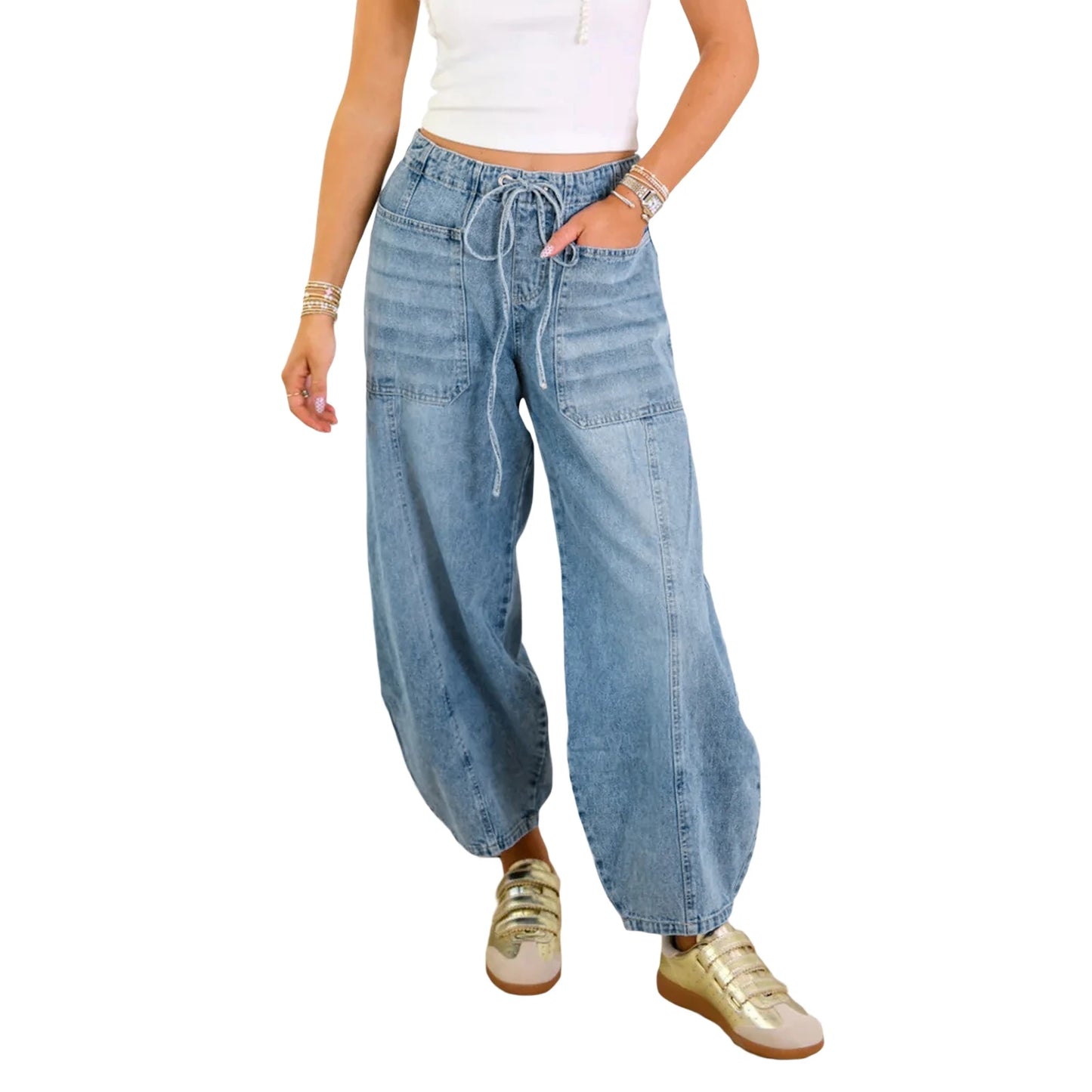 Women s High Waisted Denim Jeans Stretchy