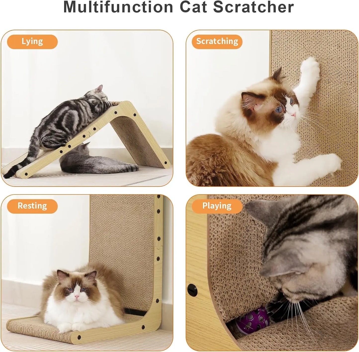 L Shape Cat Scratcher, 23.6 Inch Cat Scratchers