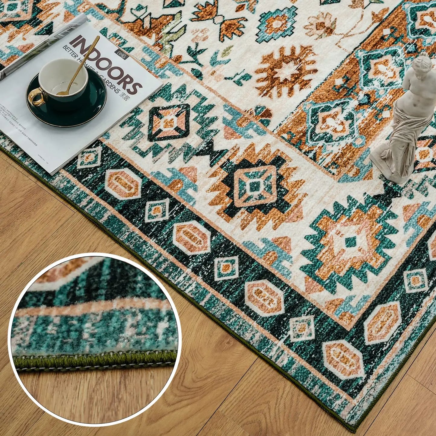 Area Rug,Washable Rug Office,