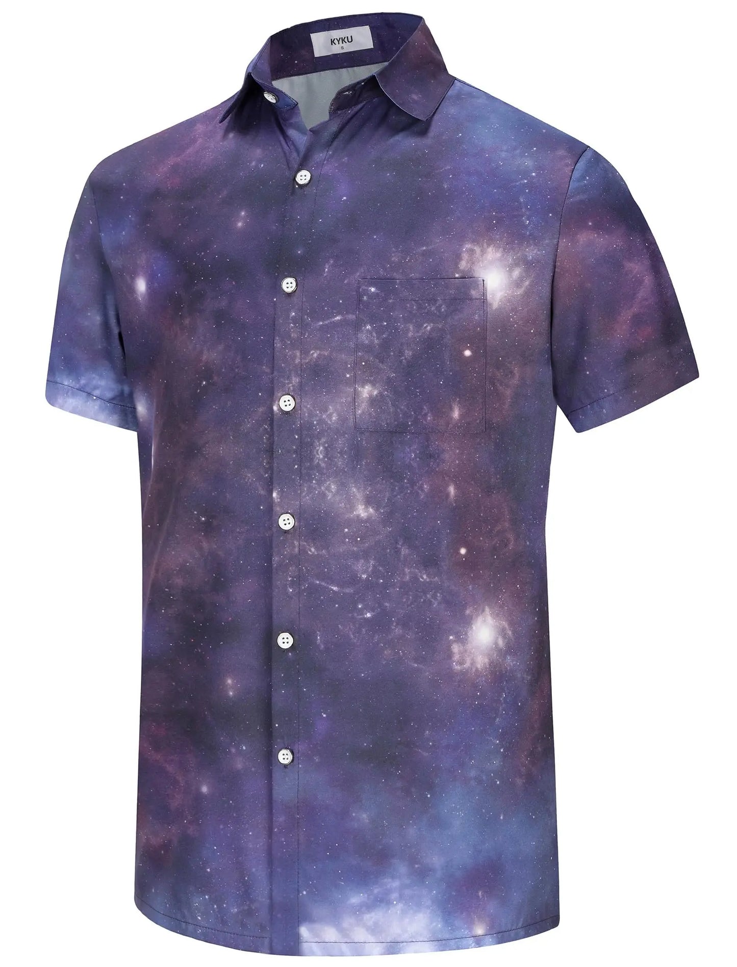 Men's Casual Button-Down Shirts Hawaiian Shirt Short Sleeves