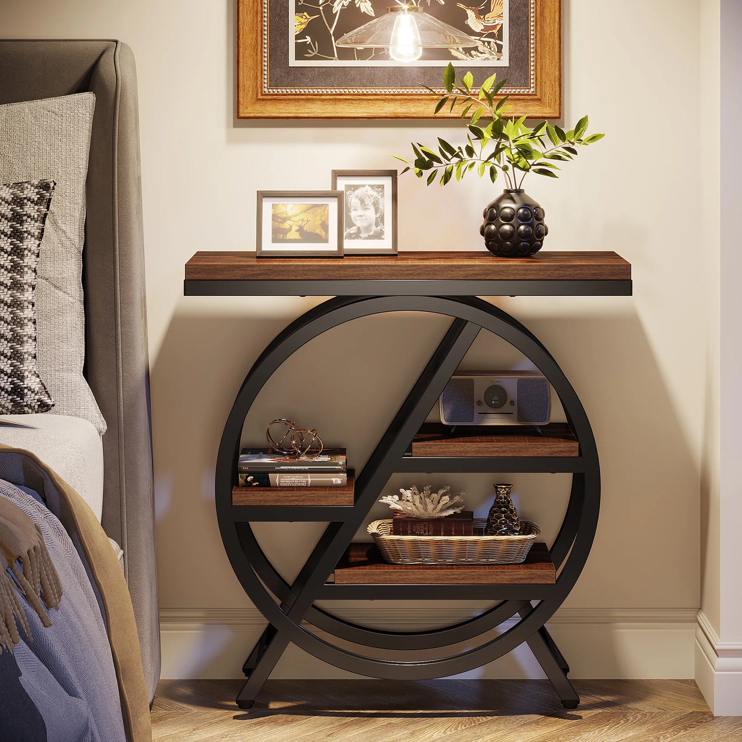 Tribesigns End Table for Living Room,
