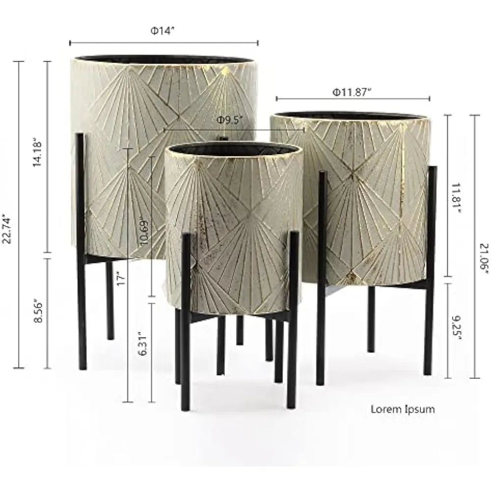 Planters for Indoor Plants, Set of 3