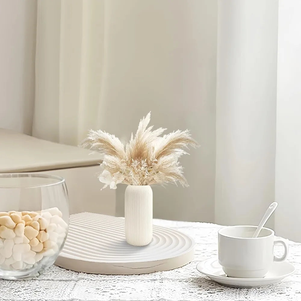 White Ceramic Vase,