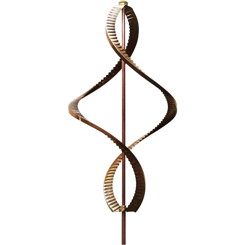 Kinetic Copper Double Helix Spinner