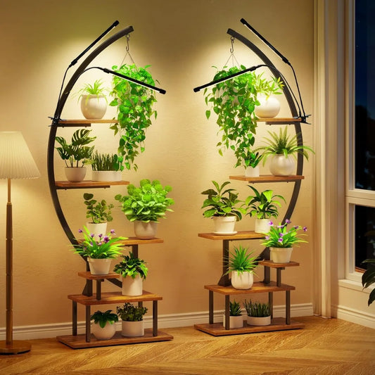 Plant Stand with Grow Lights,