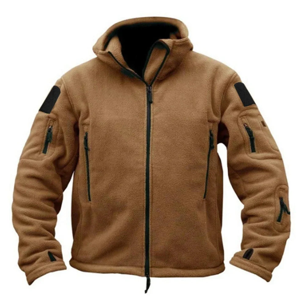 Men US Military Winter Thermal Fleece Tactical Jacket Outdoors Sports Hooded Coat Militar Softshell Hiking Outdoor Army Jacket