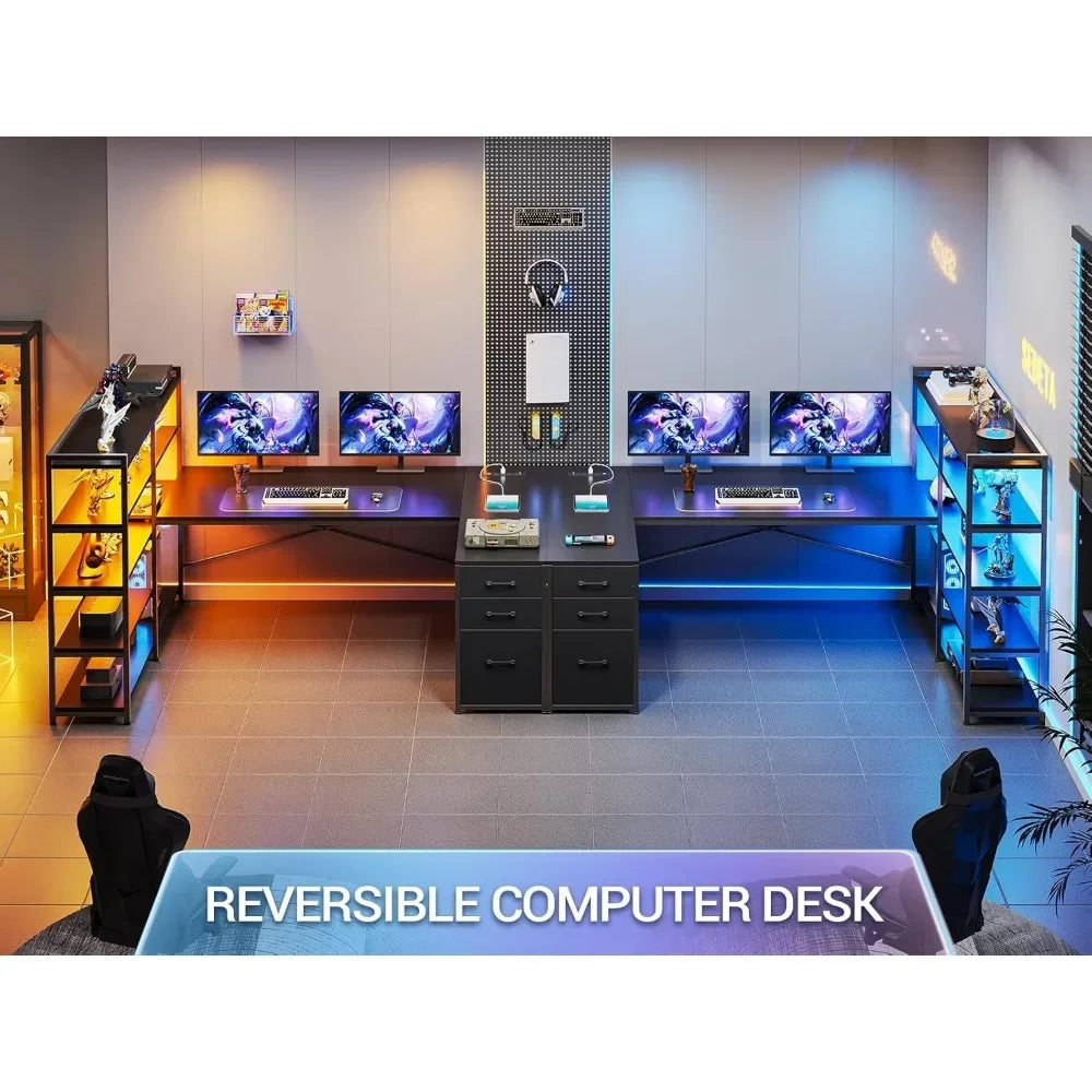 L-shaped Gaming Table,