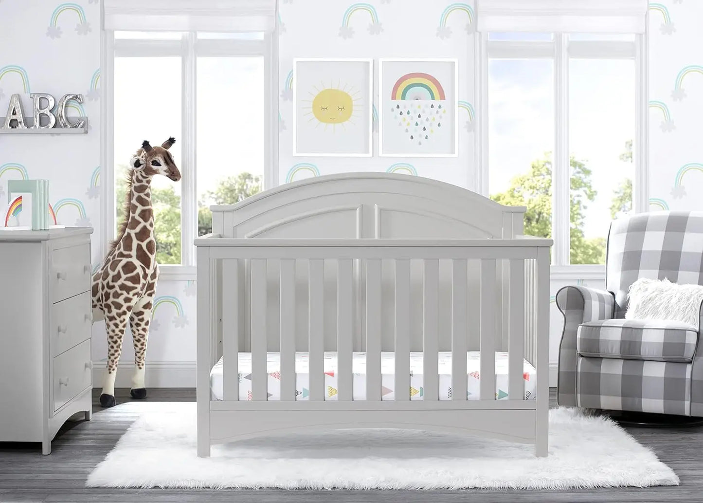 Children Perry 6-in-1 Convertible Crib -