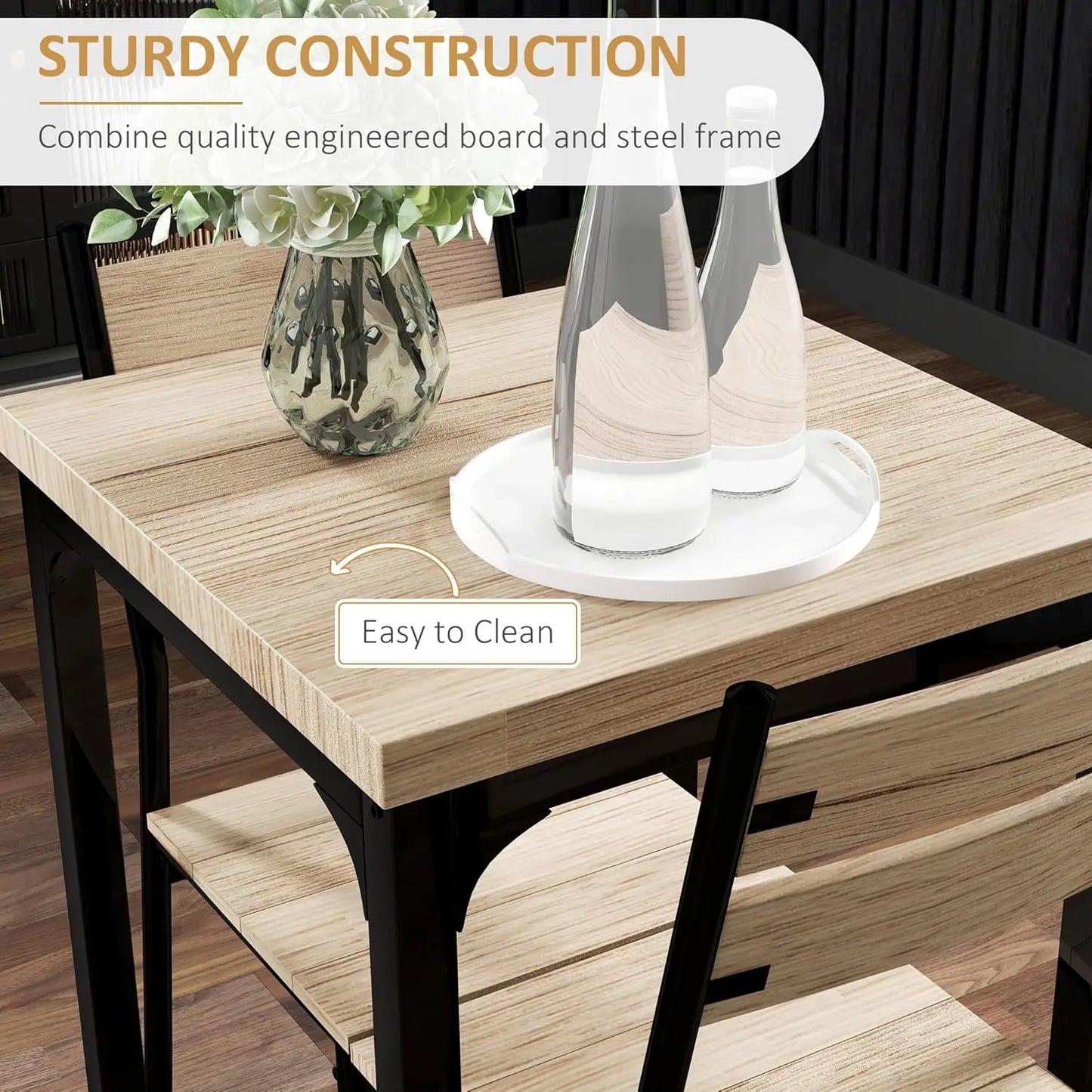 3 Piece Dining Table