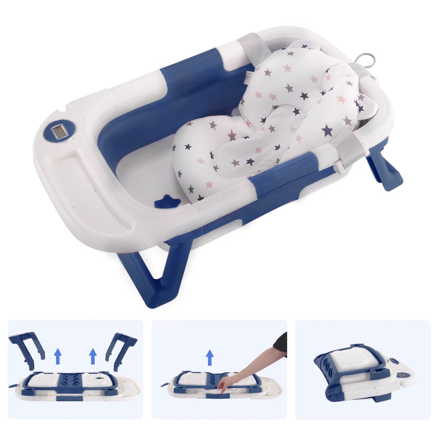 ,Baby Bath Tub with Soft Cushion