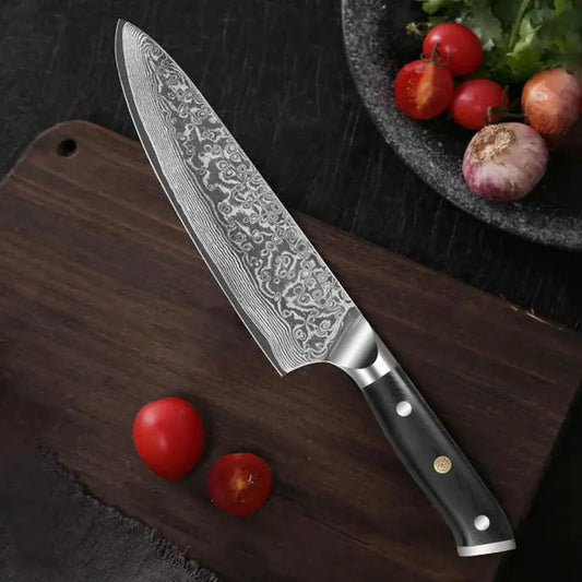 8 Inch Japanese Chef Knife 67 Layer Damascus Steel Professional Sharp Slicing Knife Meat Fish