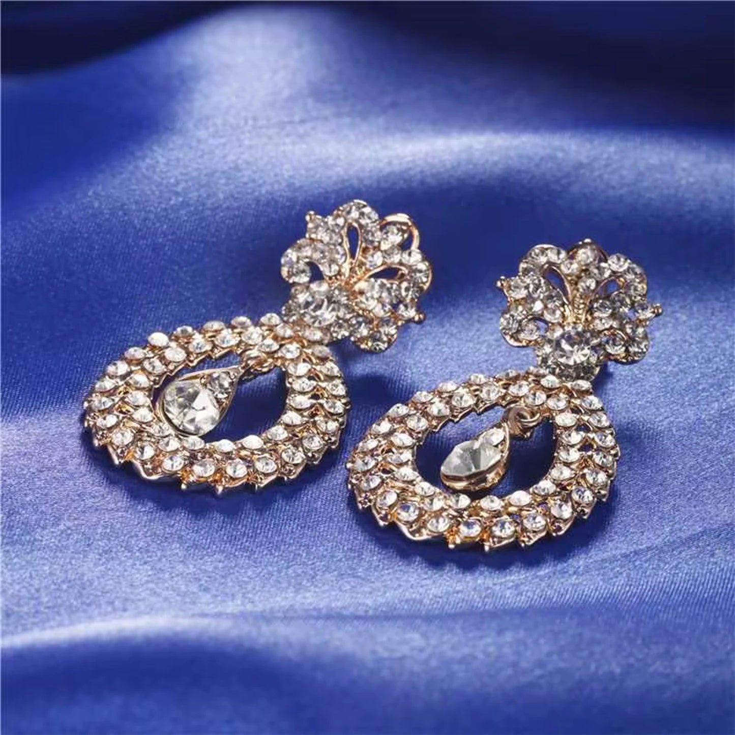 925 silver, gold vintage crystal set, fashionable and durable design Perfect gift for wife, girlfriend, mother, daughter