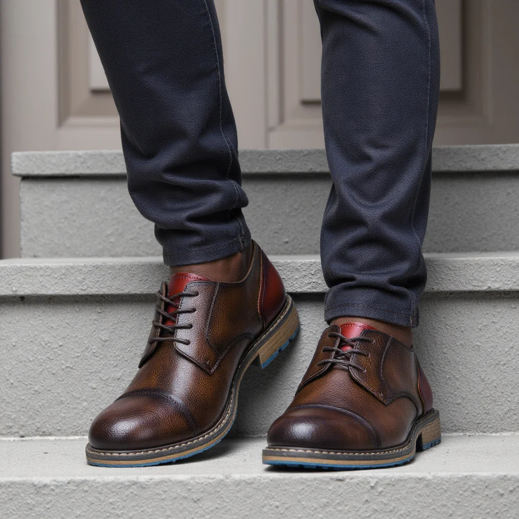 Retro Men Derby Shoes