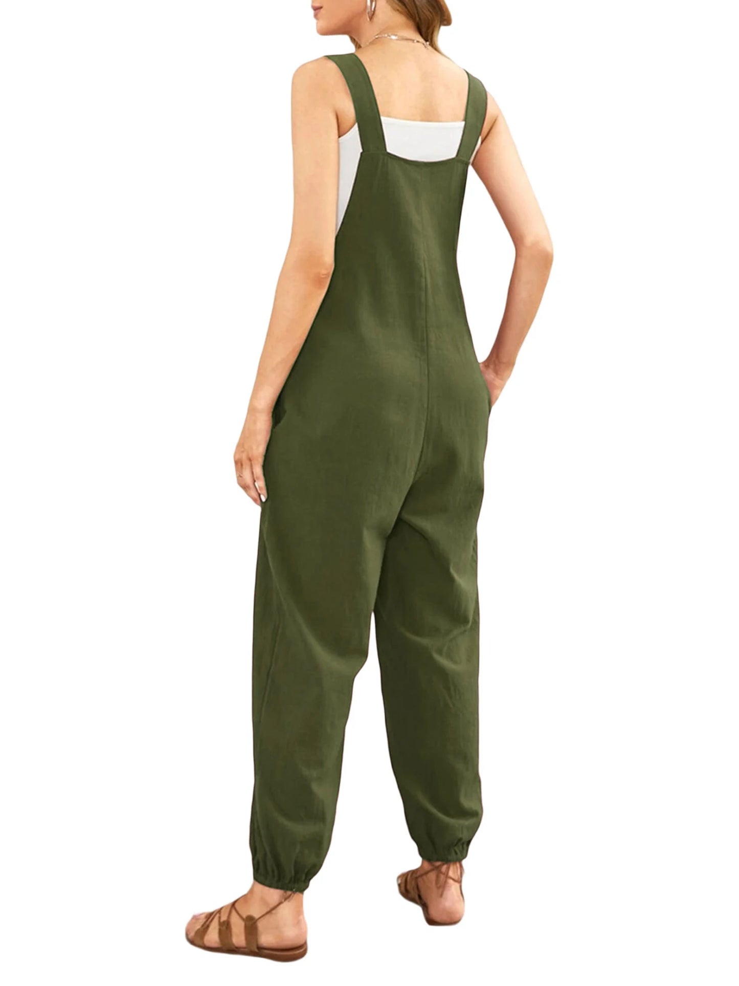 Women Jumpsuit Elegant Sleeveless