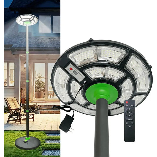 r Street Light Outdoor Waterproo with Pole & Base, 83.5'' Dusk to LED r Lamp Post Light or Yard Garden Patio Lawn, with Motion S