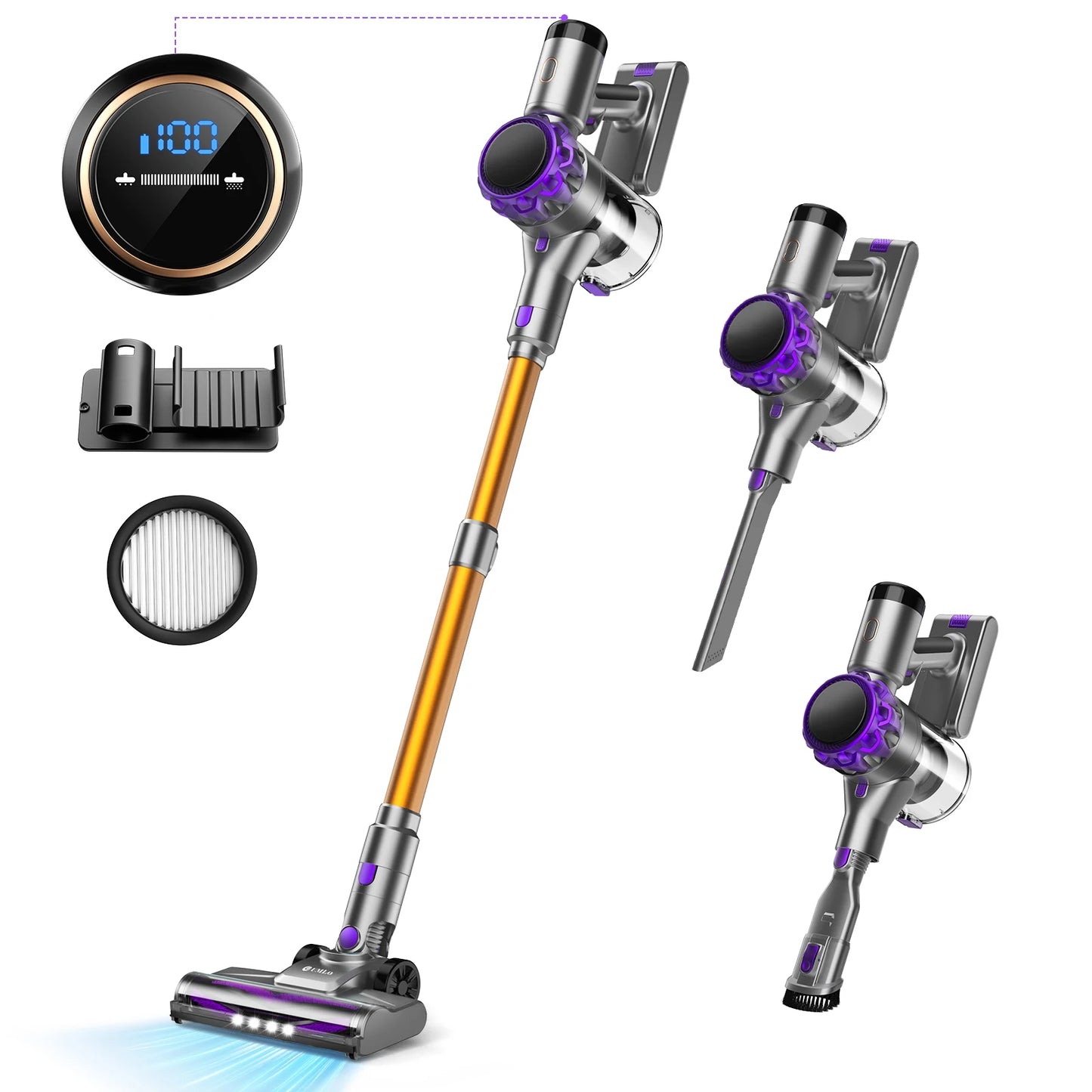 YISORA Cordless Vacuum Cleaner,