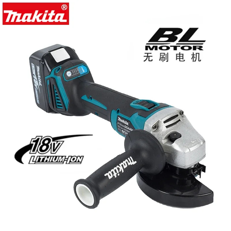 Brushless 18V Lithium Electric Angle Grinder