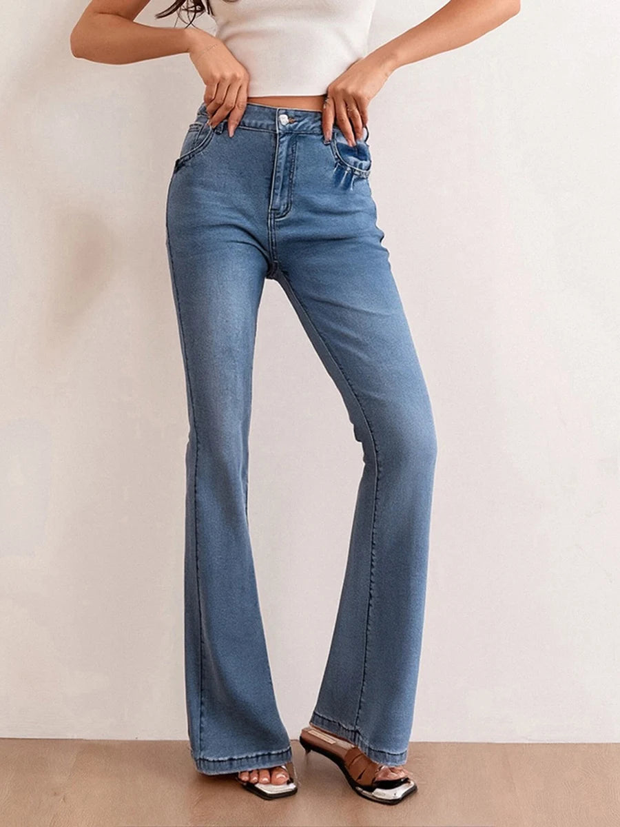 Women s High Waist Flare Jeans