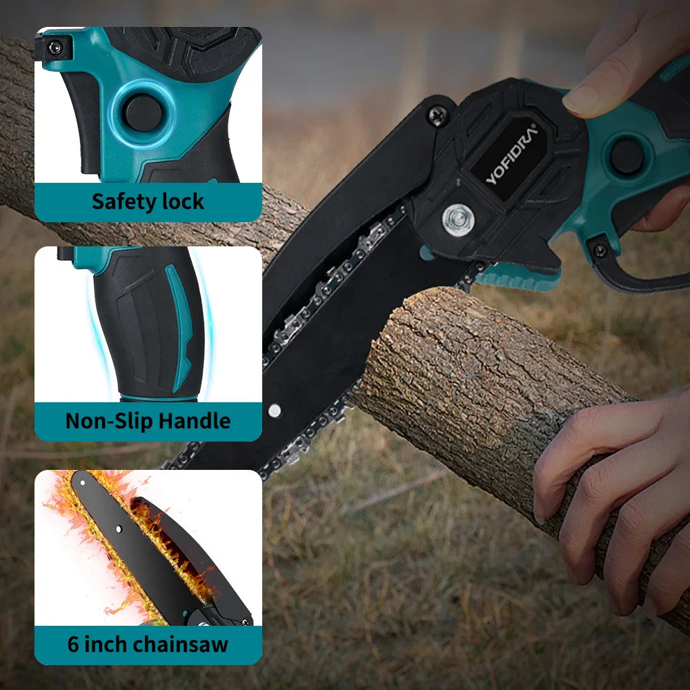 Mini 6 Inch Electric Chainsaw
