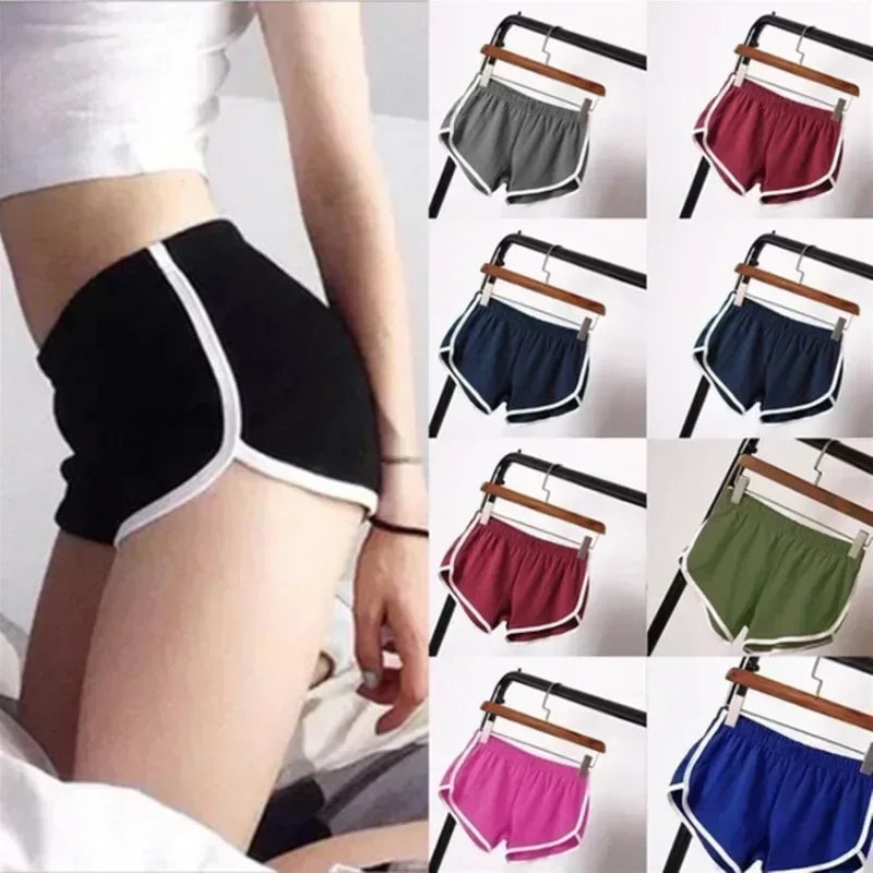 Casual Bottoms Shorts Women Candy Color Breathable Shorts