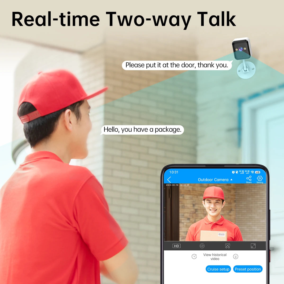 WiFi Camera Smart Home Outdoor Wireless