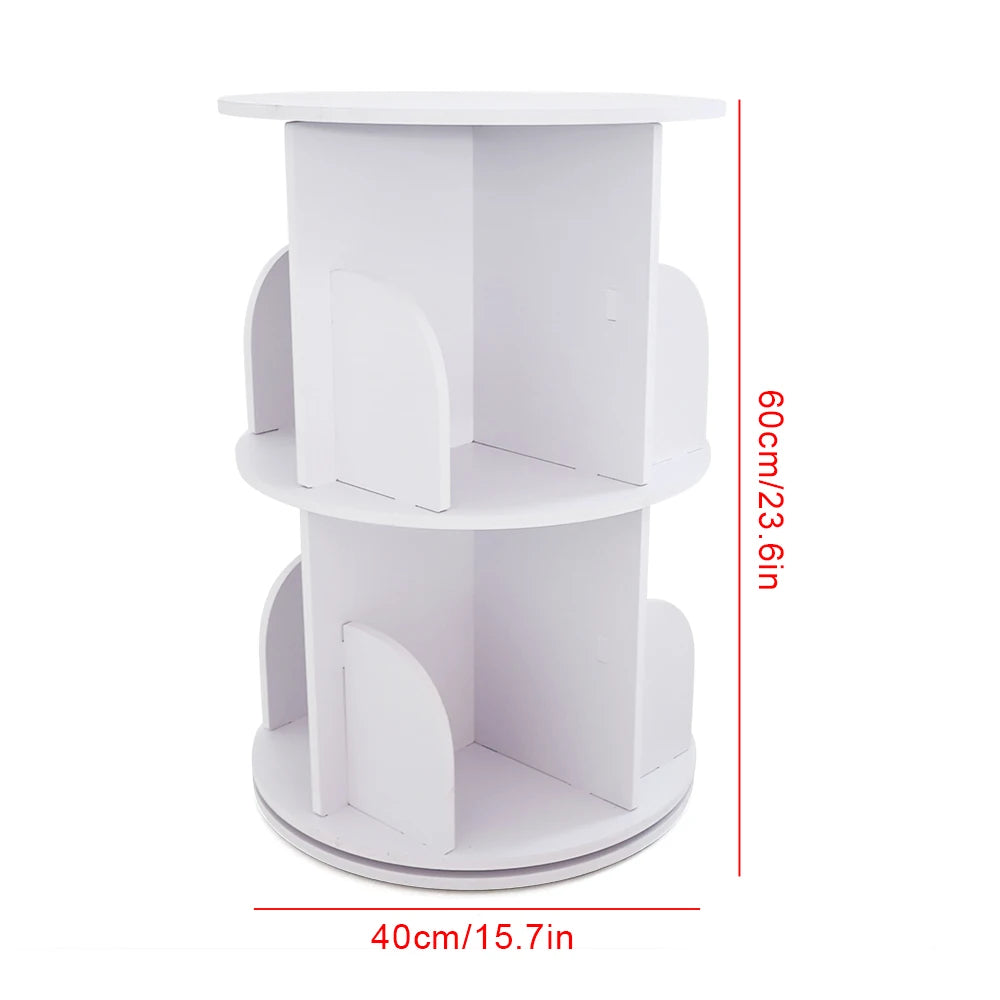 360° Rotating Bookshelf