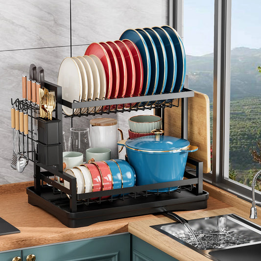 2 Tier Dish Drying Rack