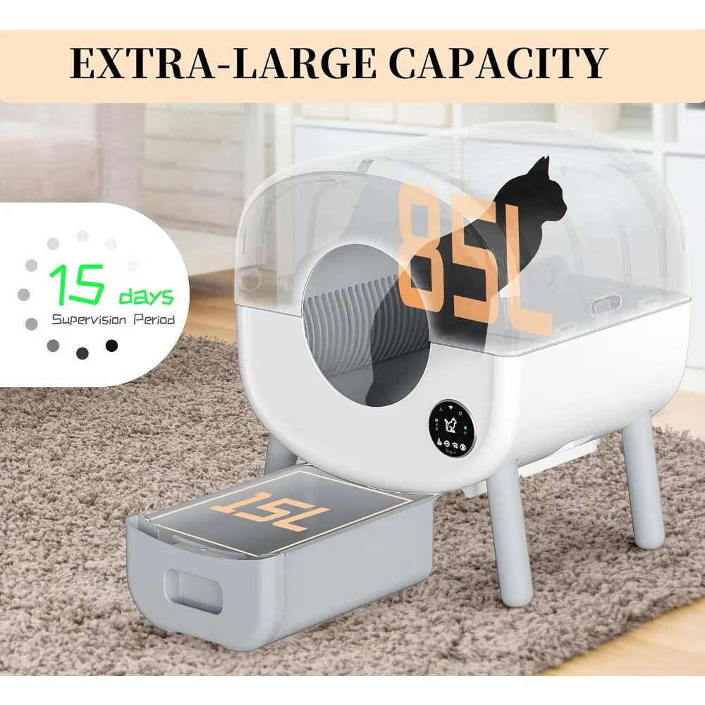 Large Electric Kitty Litter Box
