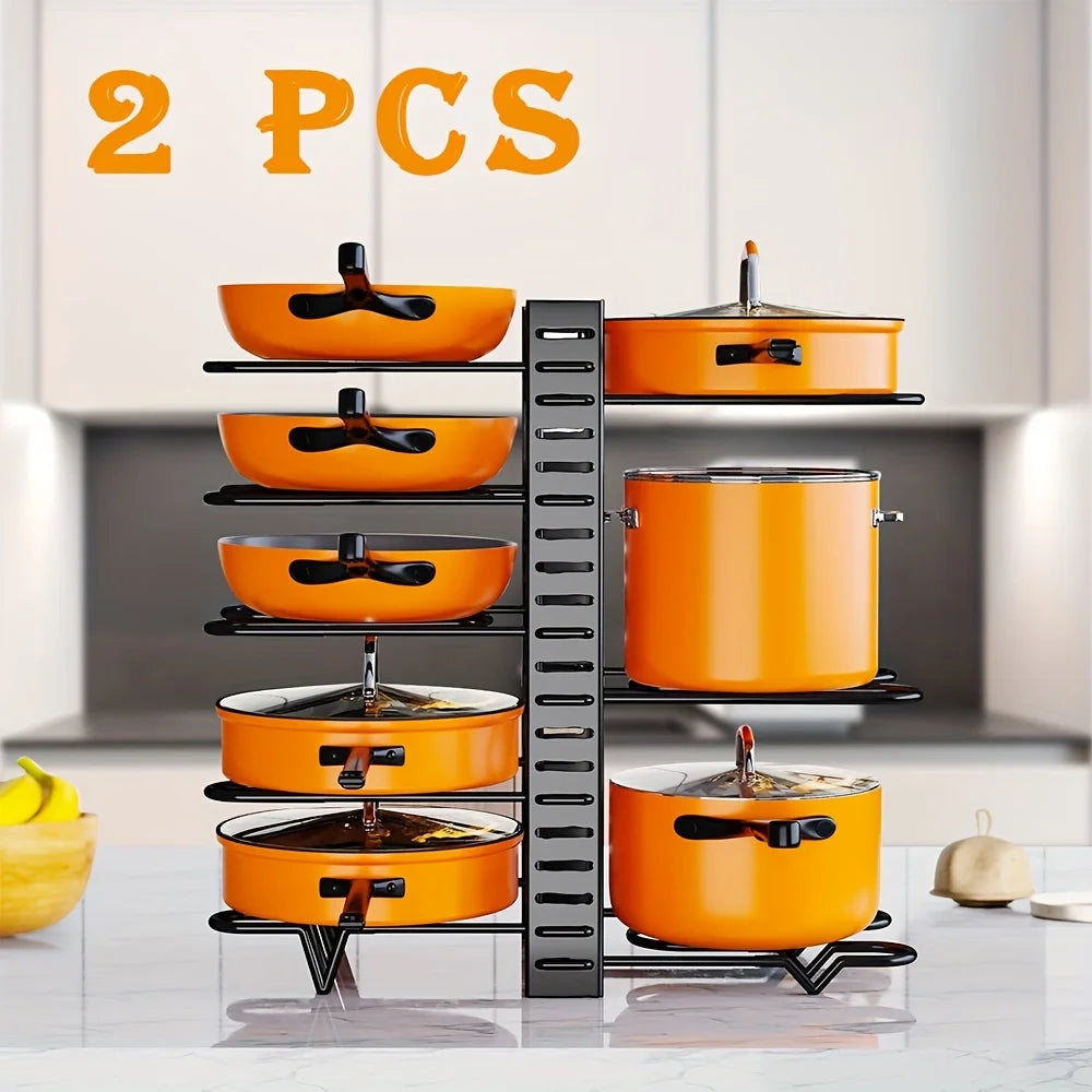 2 Pack Pot Rack, Organizers,