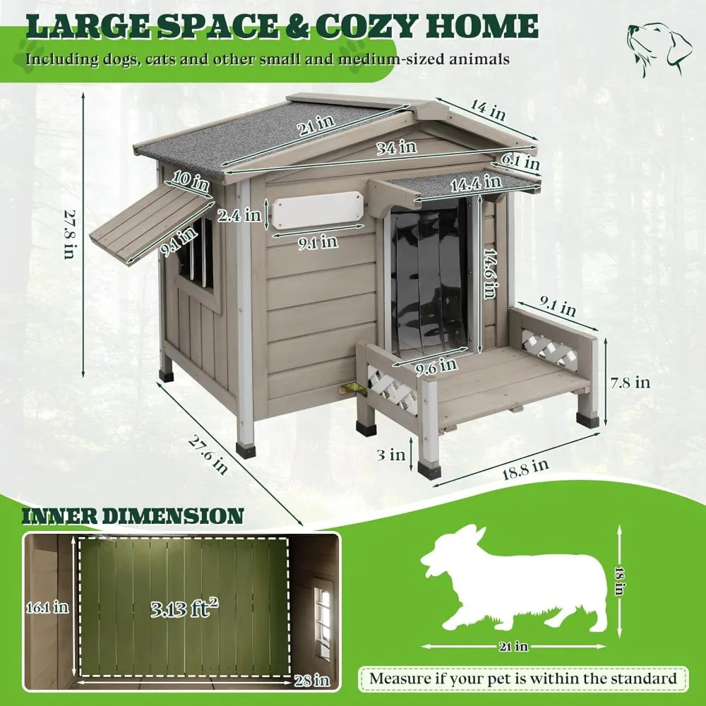 Dog House Weatherproof & Wooden