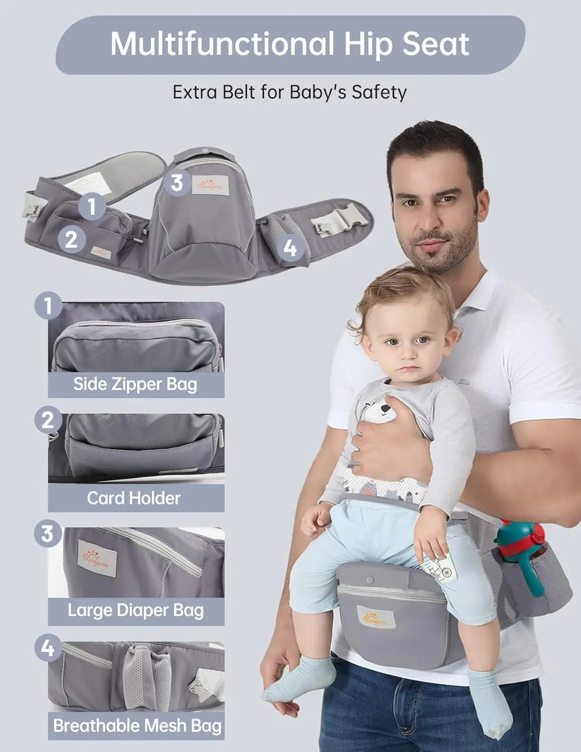 Baby Carrier Newborn to Toddler