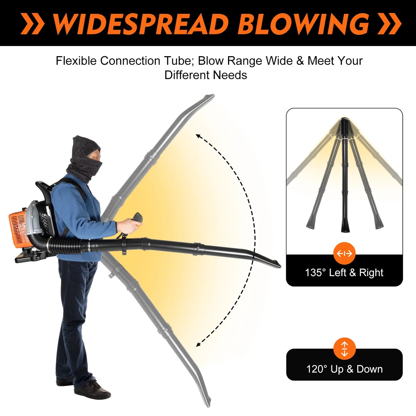 65CC 2 Stroke Petrol Backpack Leaf Blower