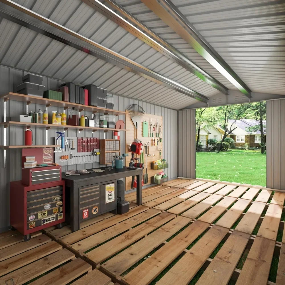 8x12 FT Outdoor Storage Shed,