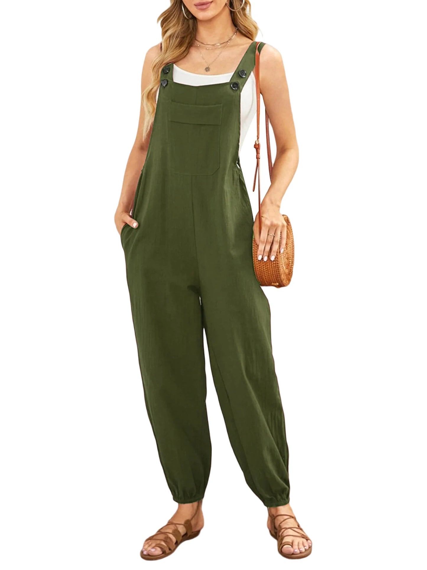 Women Jumpsuit Elegant Sleeveless