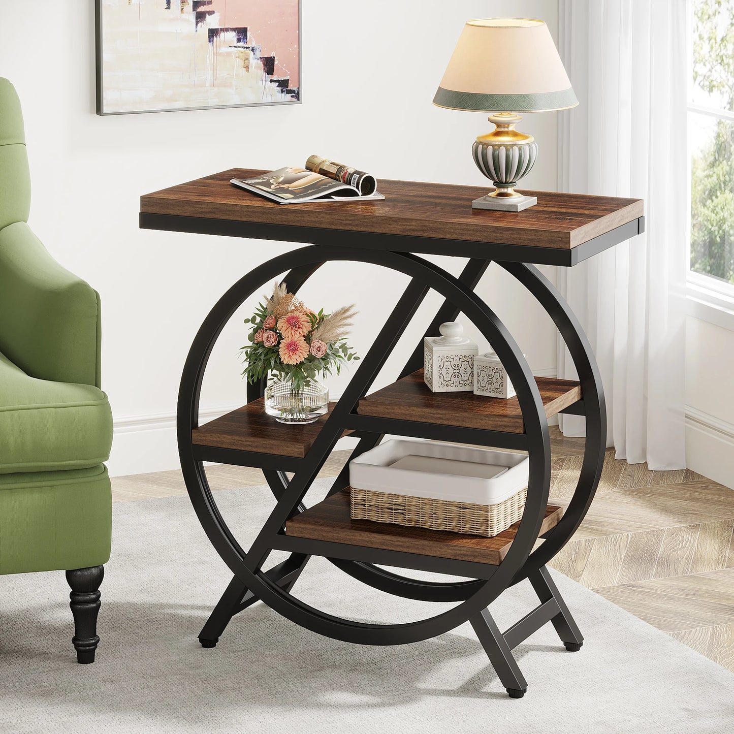 Tribesigns End Table for Living Room,