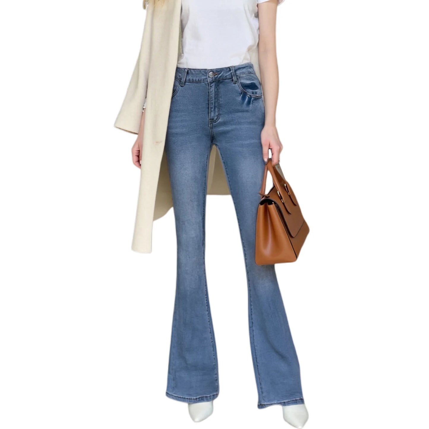 Women s High Waist Flare Jeans