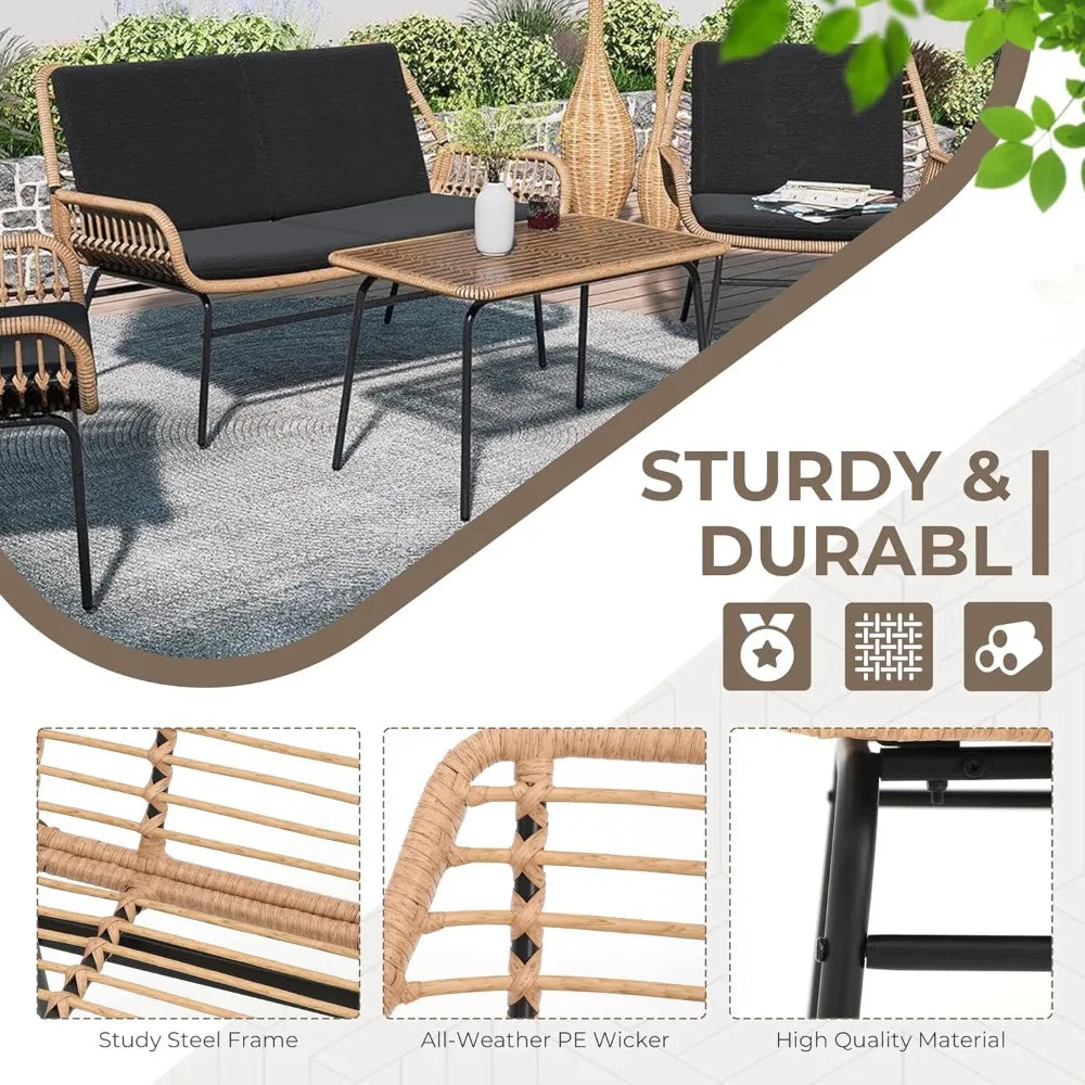 Outdoor Patio Furniture Set,