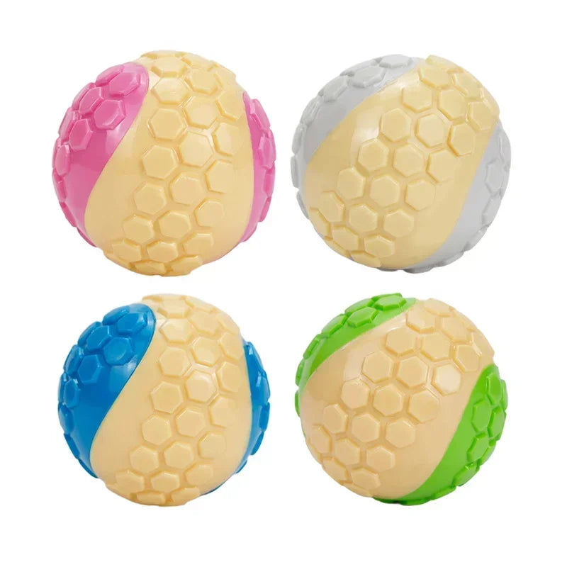 TRP dog ball New bite-resistant plaid interactive toy toy molar toy
