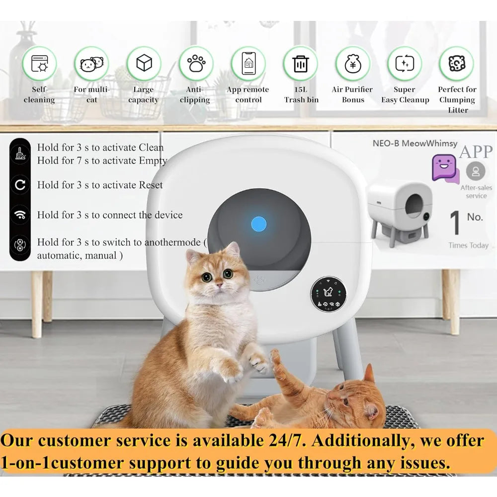Large Electric Kitty Litter Box