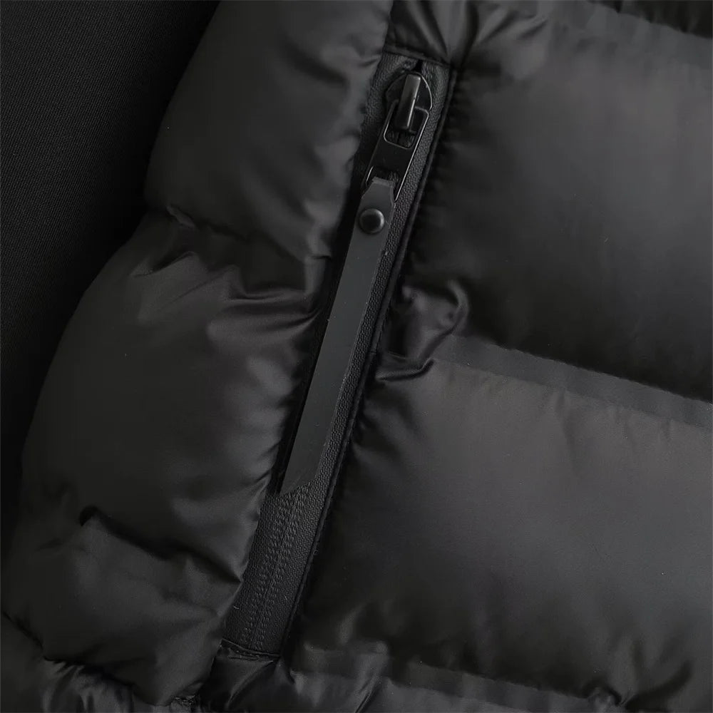 Autumn and winter new women's clothing European and American style fashionable versatile splicing short cotton jacket