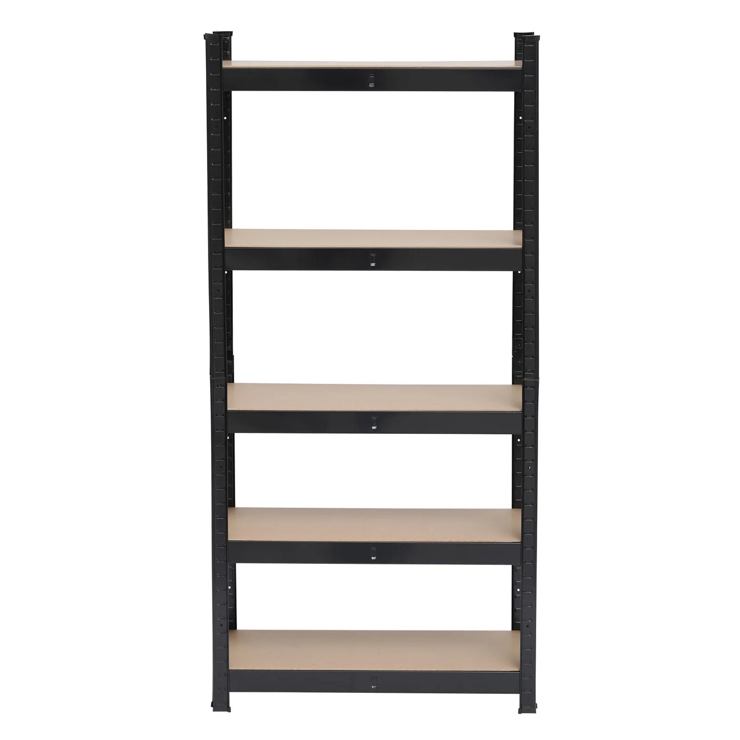 5 Tier Heavy Duty Metal Shelving Rack Unit Garage Storage Shelf Black