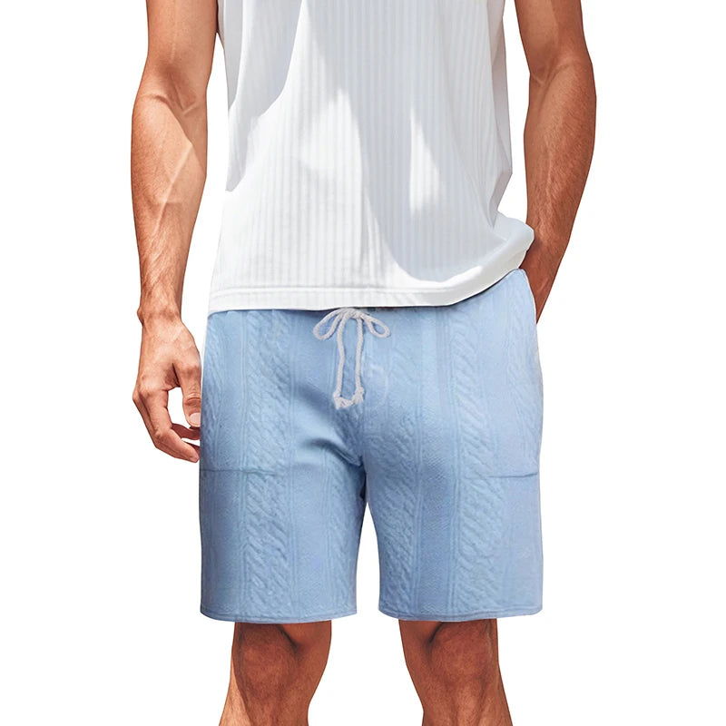 Men s Lightweight Cargo Shorts with Multiple Pockets and Adjustable Drawstring Waistband for Outdoor Activities