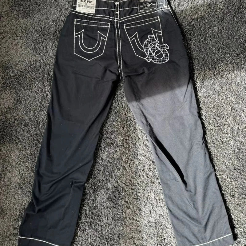Man Loose Baggy Jeans Hip Hop