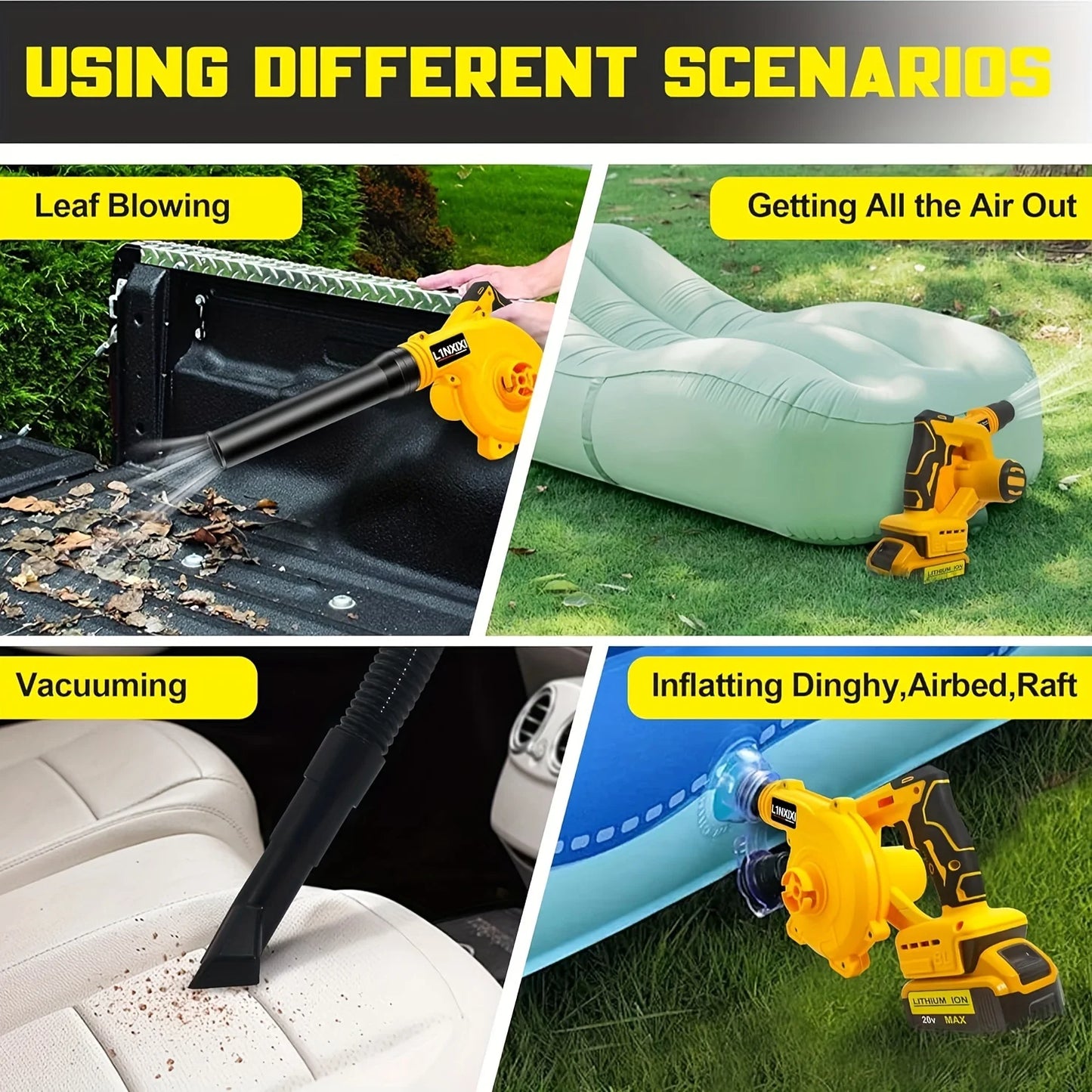 Dewalt 2 in 1 Cordless Air Blower & Vacuum Cleaner