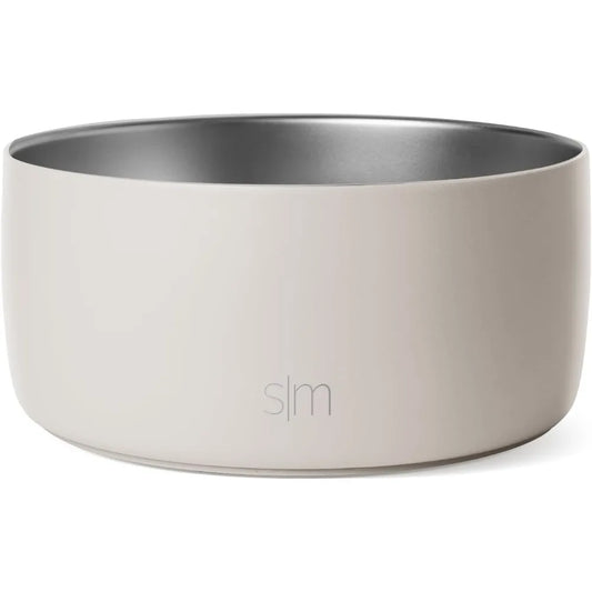 Stainless Steel Pet Water Bowl for Dogs & Cats | Reusable Insulated Stainless Steel Food Bowls for Dog Cat | No Tip No Slip BPA