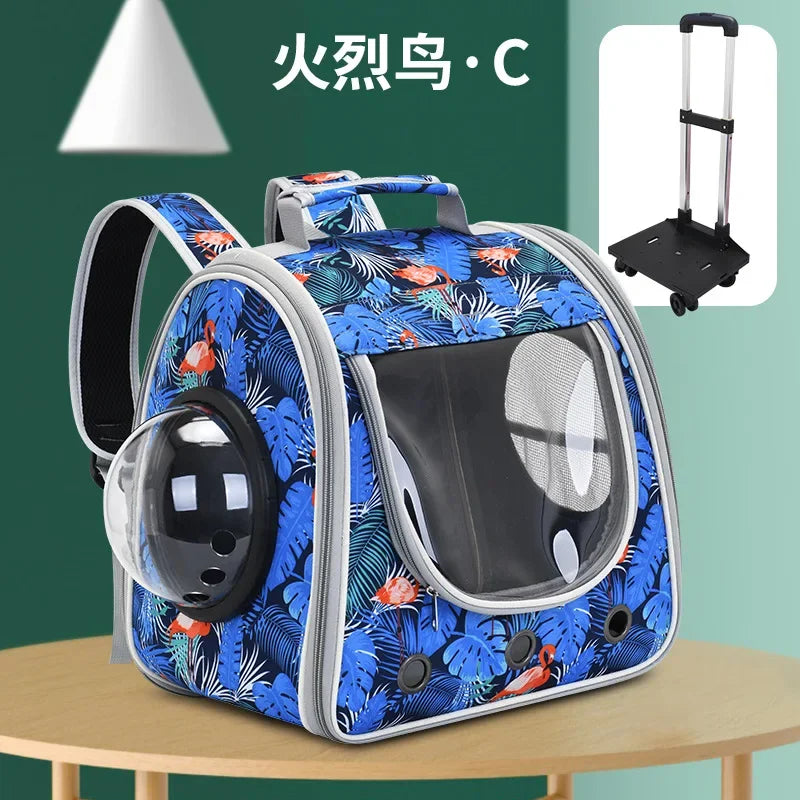 Cat Bag Handrail Shoulder Back