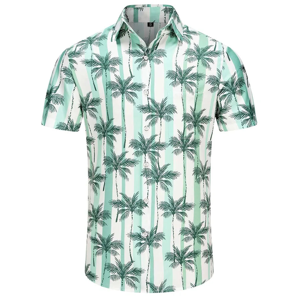 Hawaiian Shirt for Men Short Sleeve Button Down