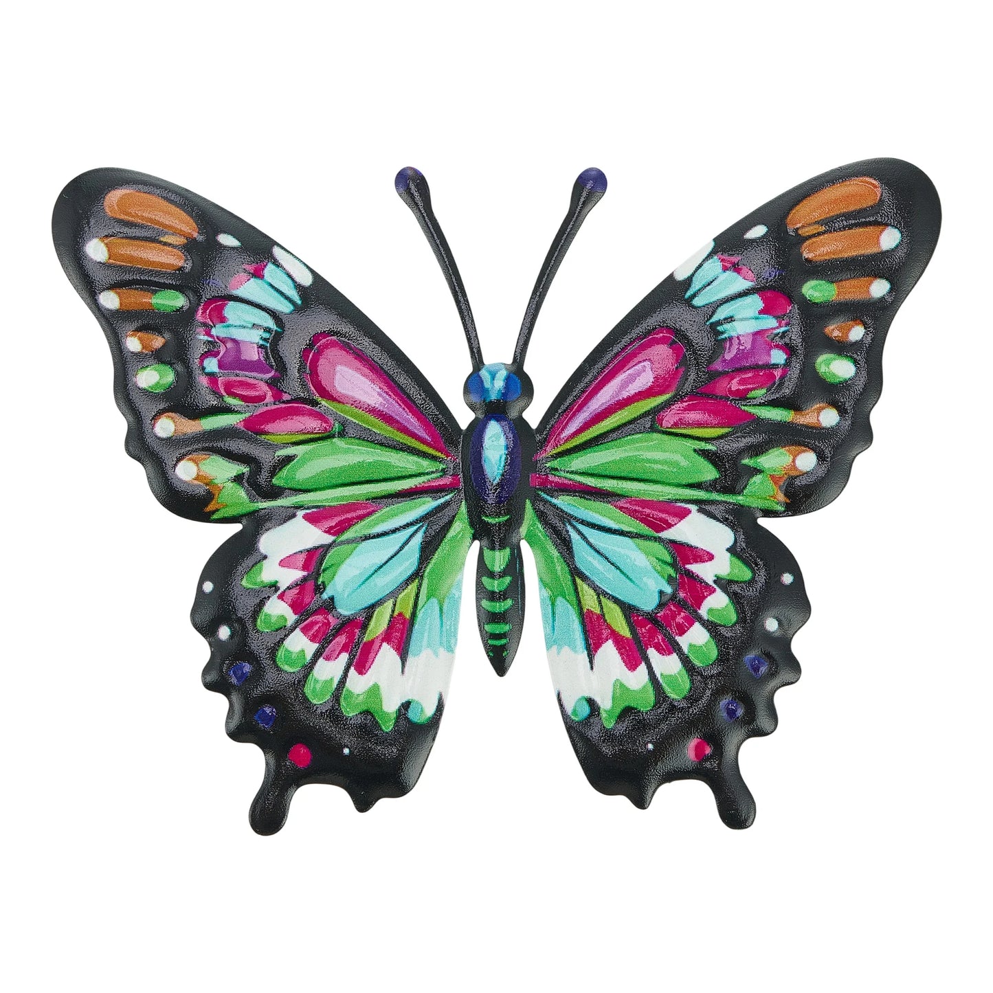 Vibrant Metal Butterfly Wall Decor Sculpture for Indoor Outdoor Home Garden  Decoration