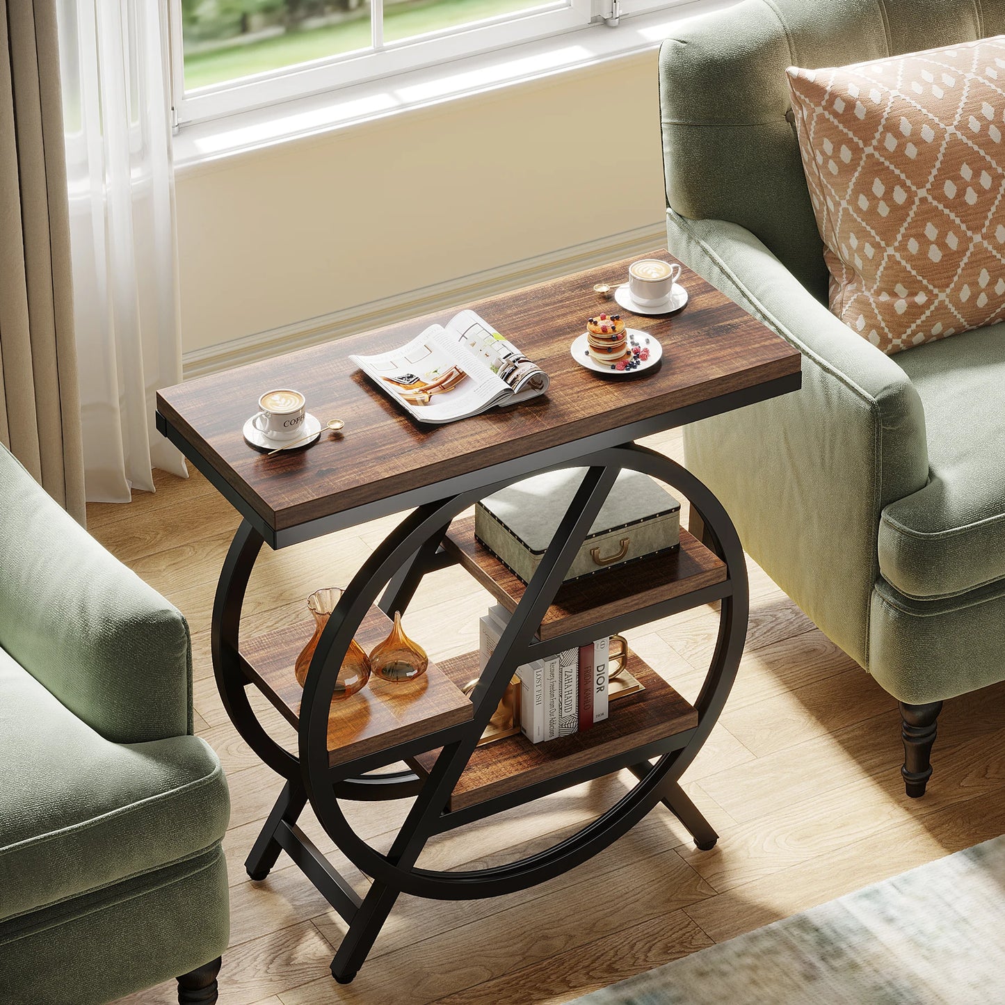Tribesigns End Table for Living Room,